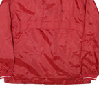 CTM SPORTSWEAR Mens Red West Lafayette Athletics V-Neck XL Nylon Sweatshirt