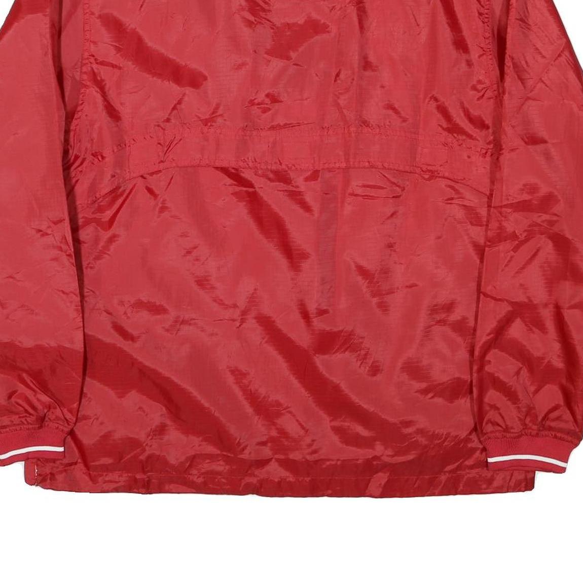 CTM SPORTSWEAR Mens Red West Lafayette Athletics V-Neck XL Nylon Sweatshirt