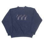 GORDIE Golf Mens Sweatshirt Blue V-Neck M