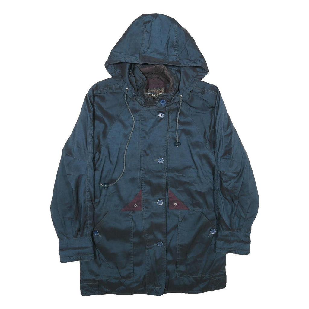 FORECASTER Womens Blue Hooded Zip Jacket XS Polyamide Blend Outdoor Casual