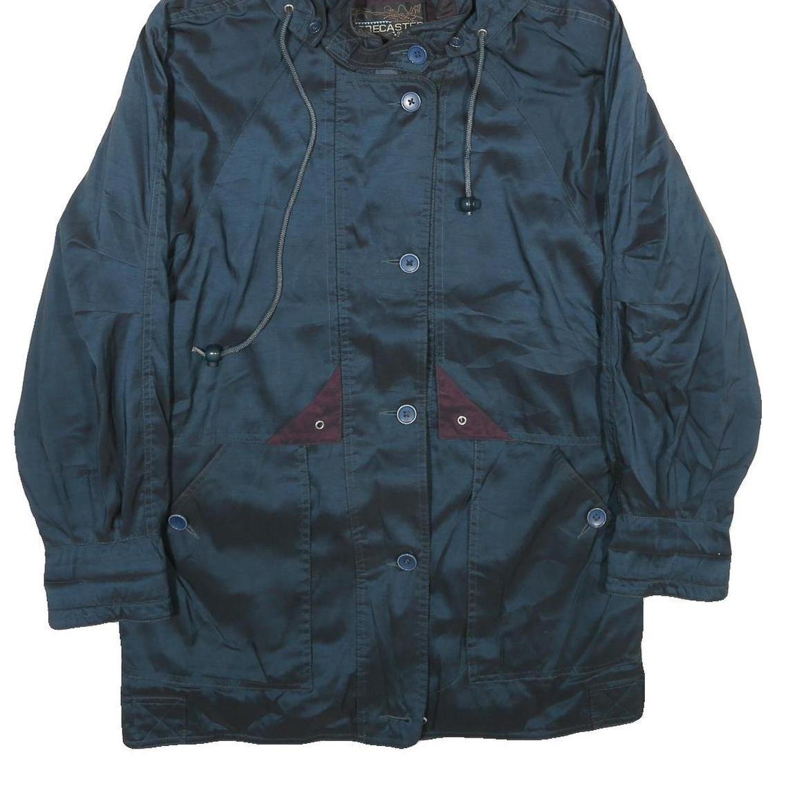 FORECASTER Womens Blue Hooded Zip Jacket XS Polyamide Blend Outdoor Casual