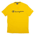 CHAMPION Mens T-Shirt Yellow M