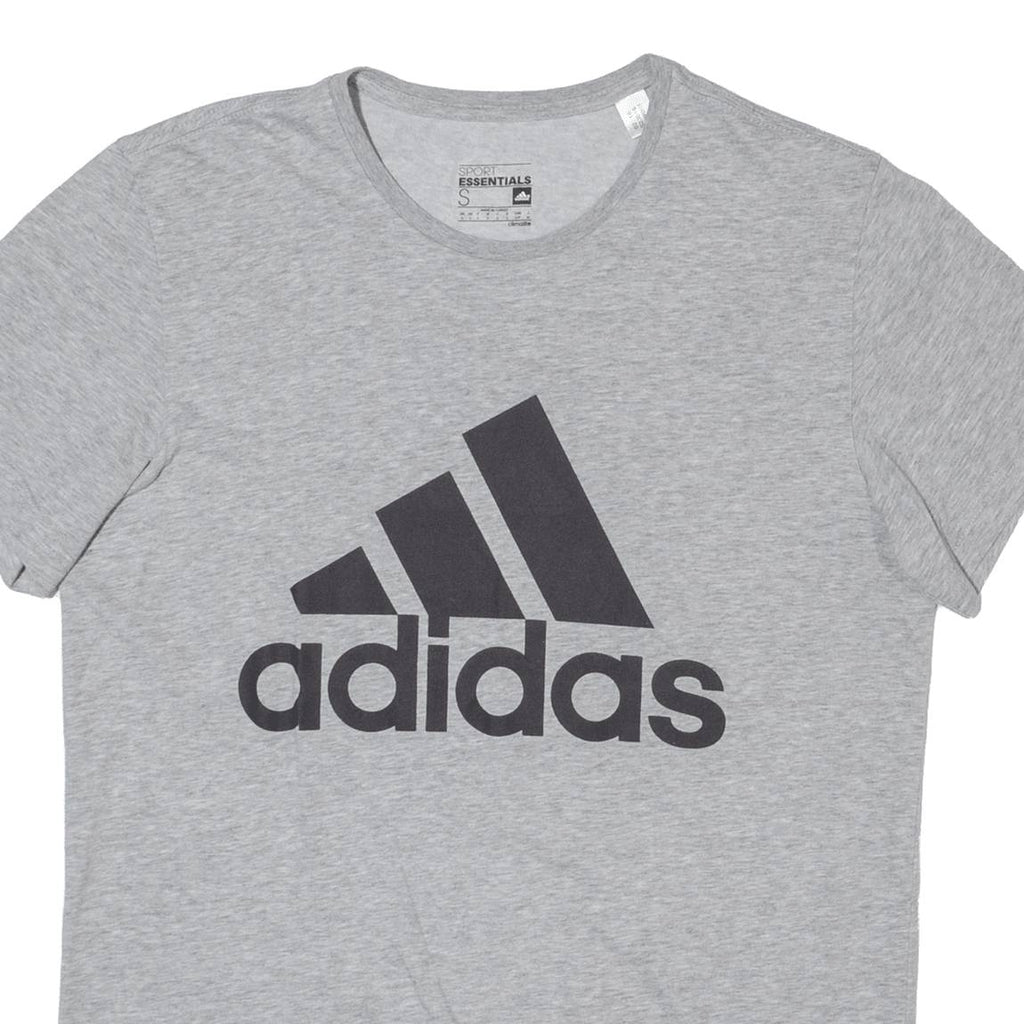 ADIDAS Mens T-Shirt Grey S