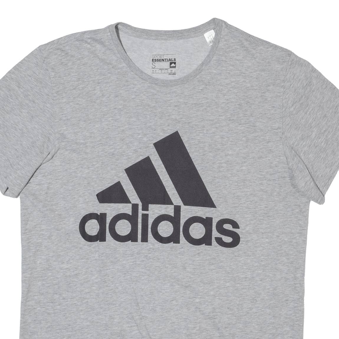 ADIDAS Mens T-Shirt Grey S
