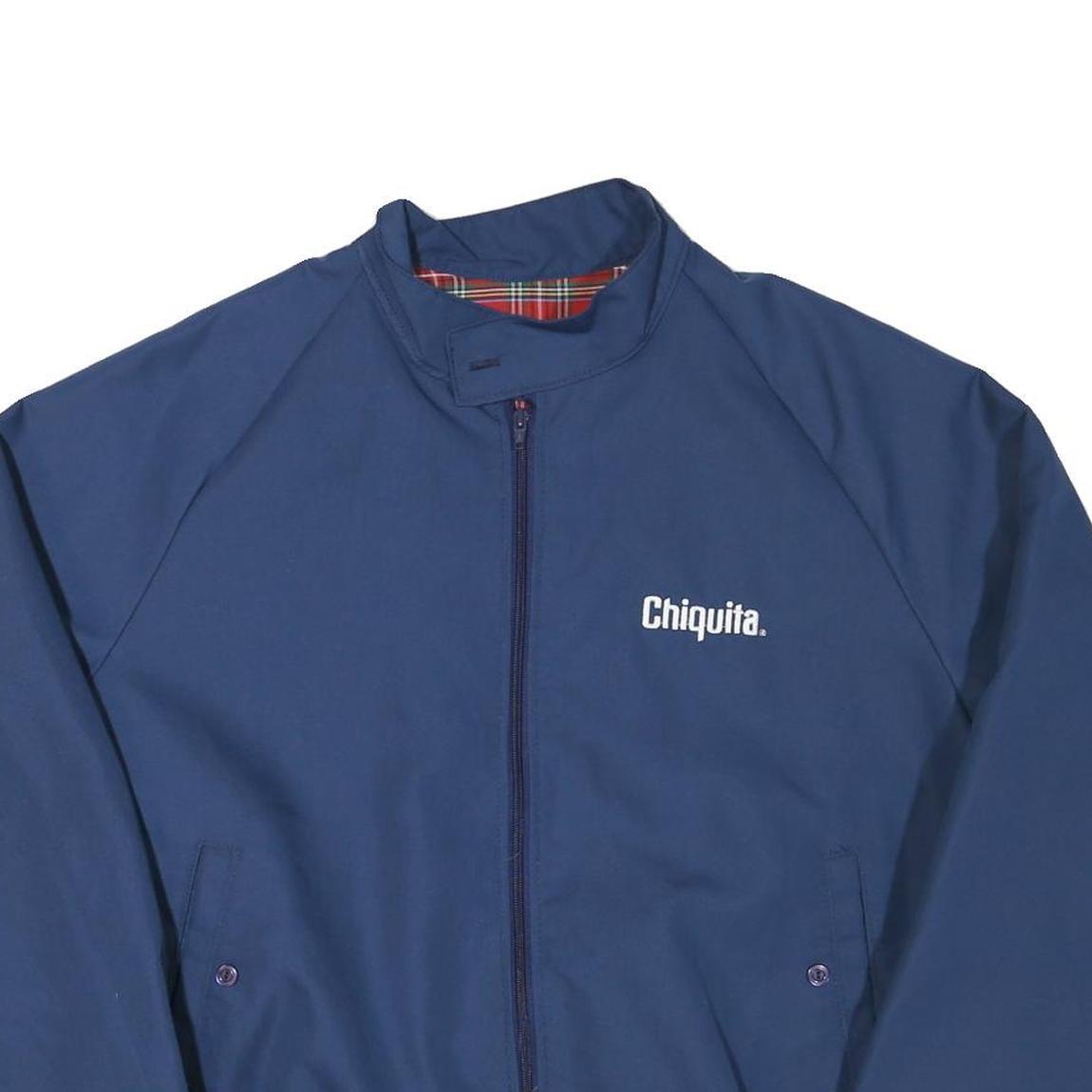 FOUR SEASONS Mens Blue Chiquita Zip Jacket XL Polyester Blend Plain Casual