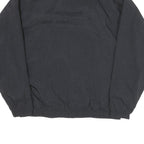 ADIDAS Mens Black & White Track Jacket M Nylon Plain Zip Casual Sportswear