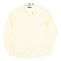 TOMMY HILFIGER Slim Fit Mens Plain Shirt Yellow Long Sleeve XL