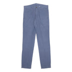 CARHARTT Mens Cotton Blue Slim Straight Trousers W31 L34 Casual Workwear