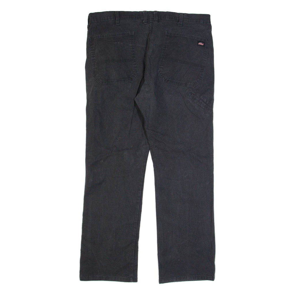 DICKIES Workwear Mens Trousers Black Regular Straight W38 L30
