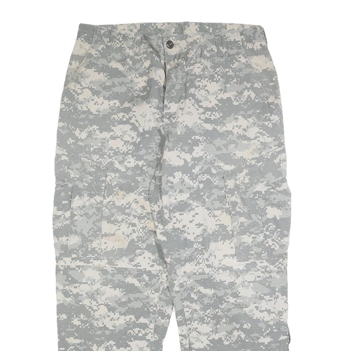 PROPPER INTERNATIONAL Mens Cotton Blend Grey & Beige Camouflage Regular Fit