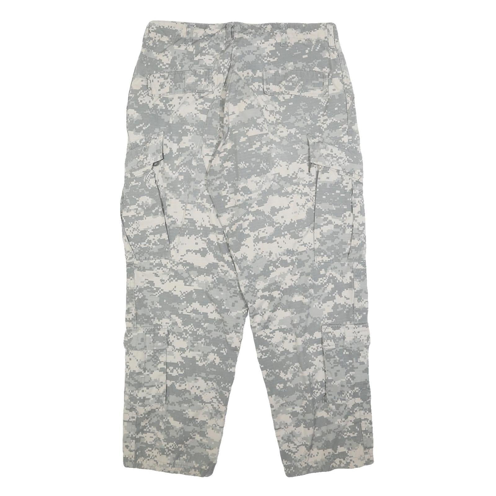 PROPPER INTERNATIONAL Mens Cotton Blend Grey & Beige Camouflage Regular Fit