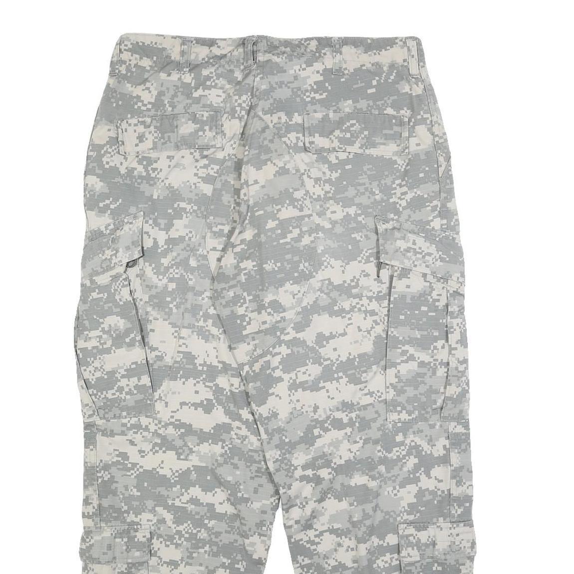 PROPPER INTERNATIONAL Mens Cotton Blend Grey & Beige Camouflage Regular Fit