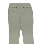 COTTON TRADERS Womens Woven Viscose Blend Sage & Green Slim Fit Tapered Trousers