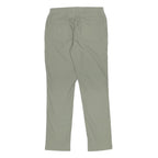 COTTON TRADERS Womens Woven Viscose Blend Sage & Green Slim Fit Tapered Trousers