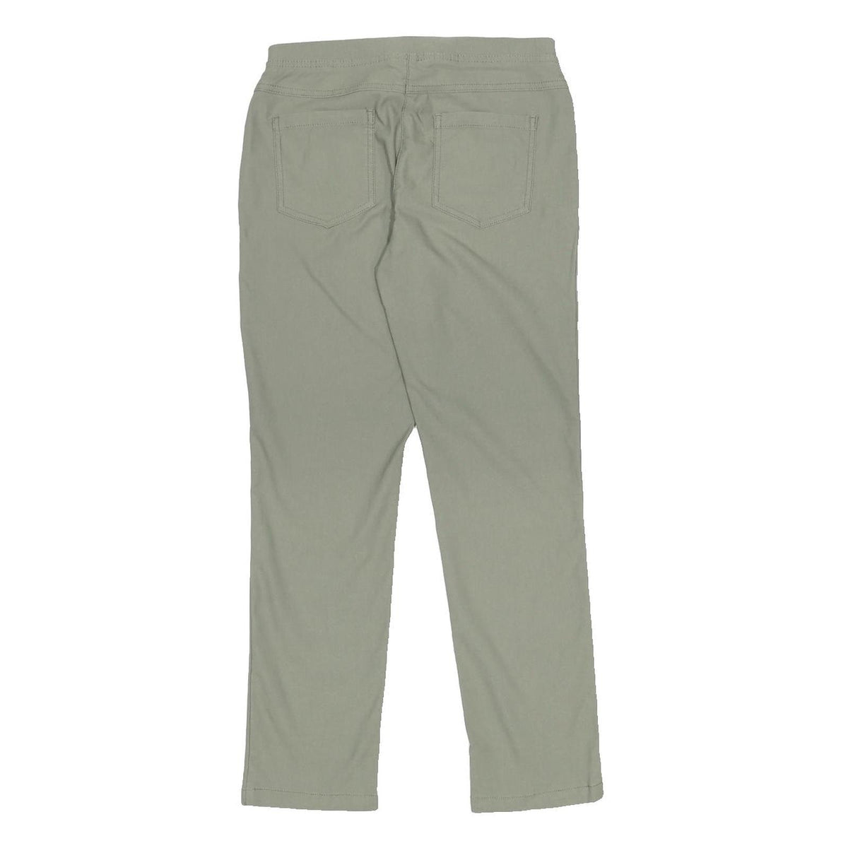 COTTON TRADERS Womens Woven Viscose Blend Sage & Green Slim Fit Tapered Trousers
