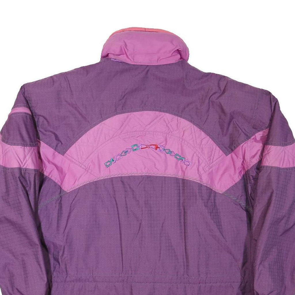 ON THE EDGE Womens Purple & Pink Outdoor Jacket M Polyester Blend Zip