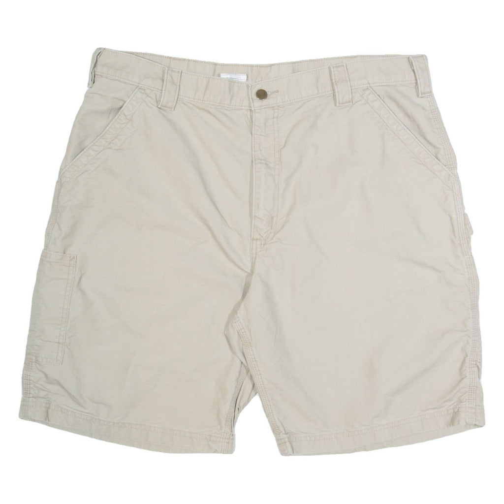 CARHARTT Mens Workwear Shorts Cream XL W40