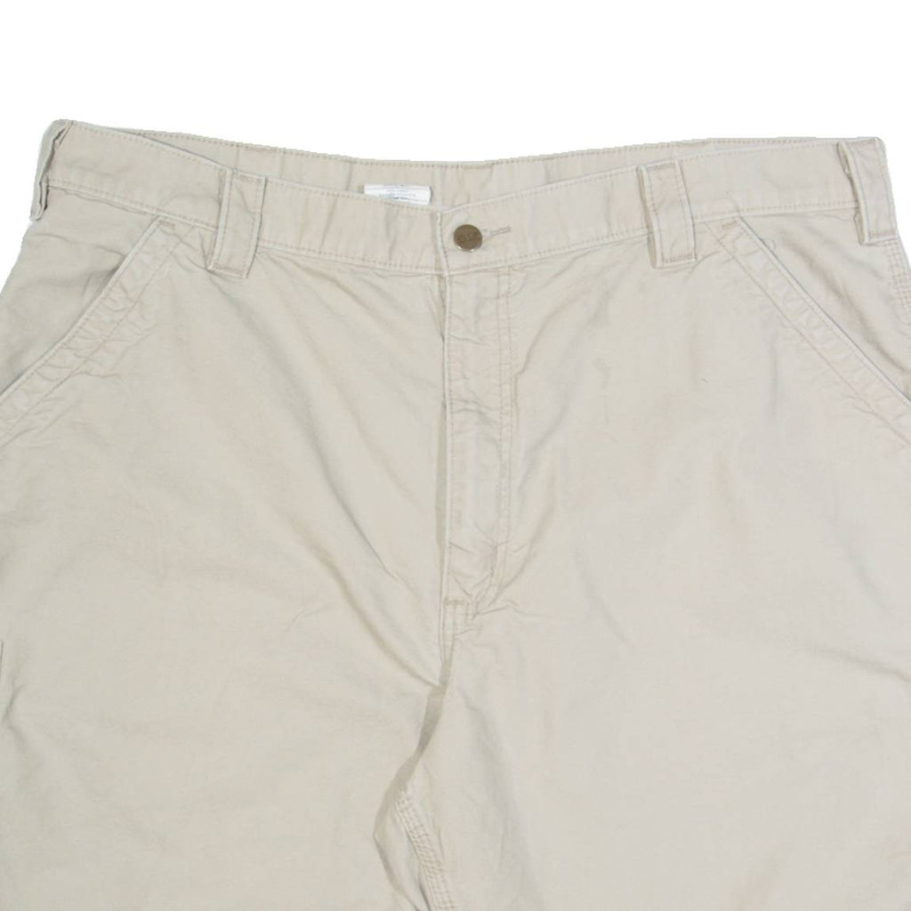 CARHARTT Mens Workwear Shorts Cream XL W40