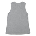 MODERN LUX Womens Grey Graphic Sleeveless Crew Neck T-Shirt M Casual Summer