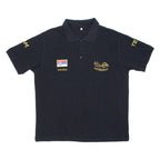 Mens Polo Shirt Black L