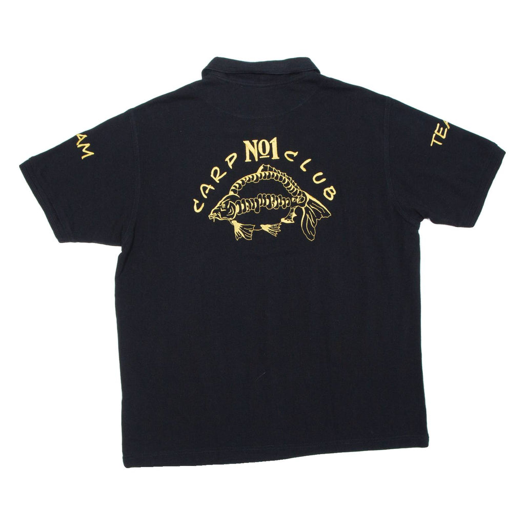 Mens Polo Shirt Black L