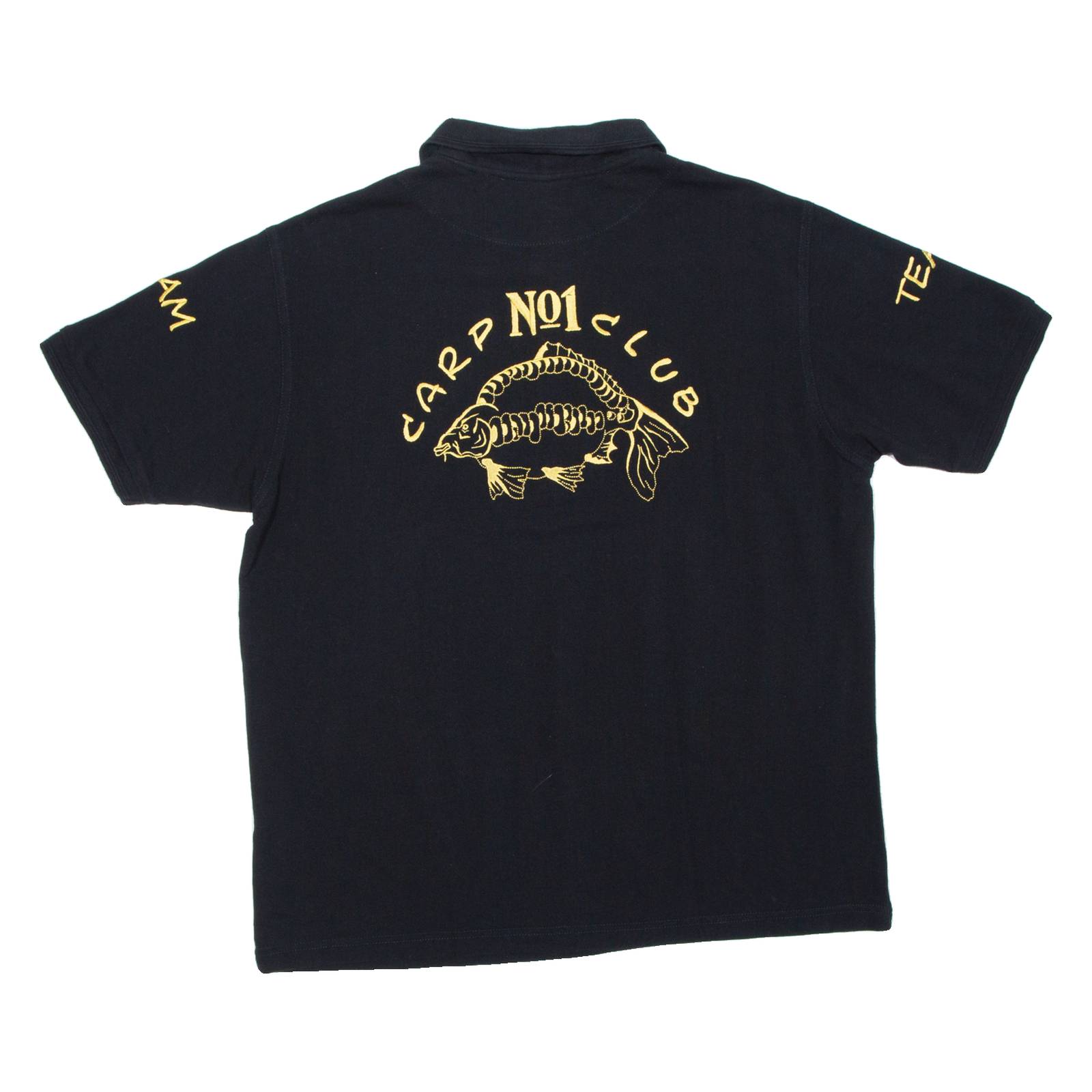 Mens Polo Shirt Black L
