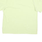 PUMA Womens Lime Green T-Shirt L Short Sleeve Crew Neck Cotton Blend Graphic