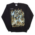 GILDAN Snow Dogs Mens Sweatshirt Black M