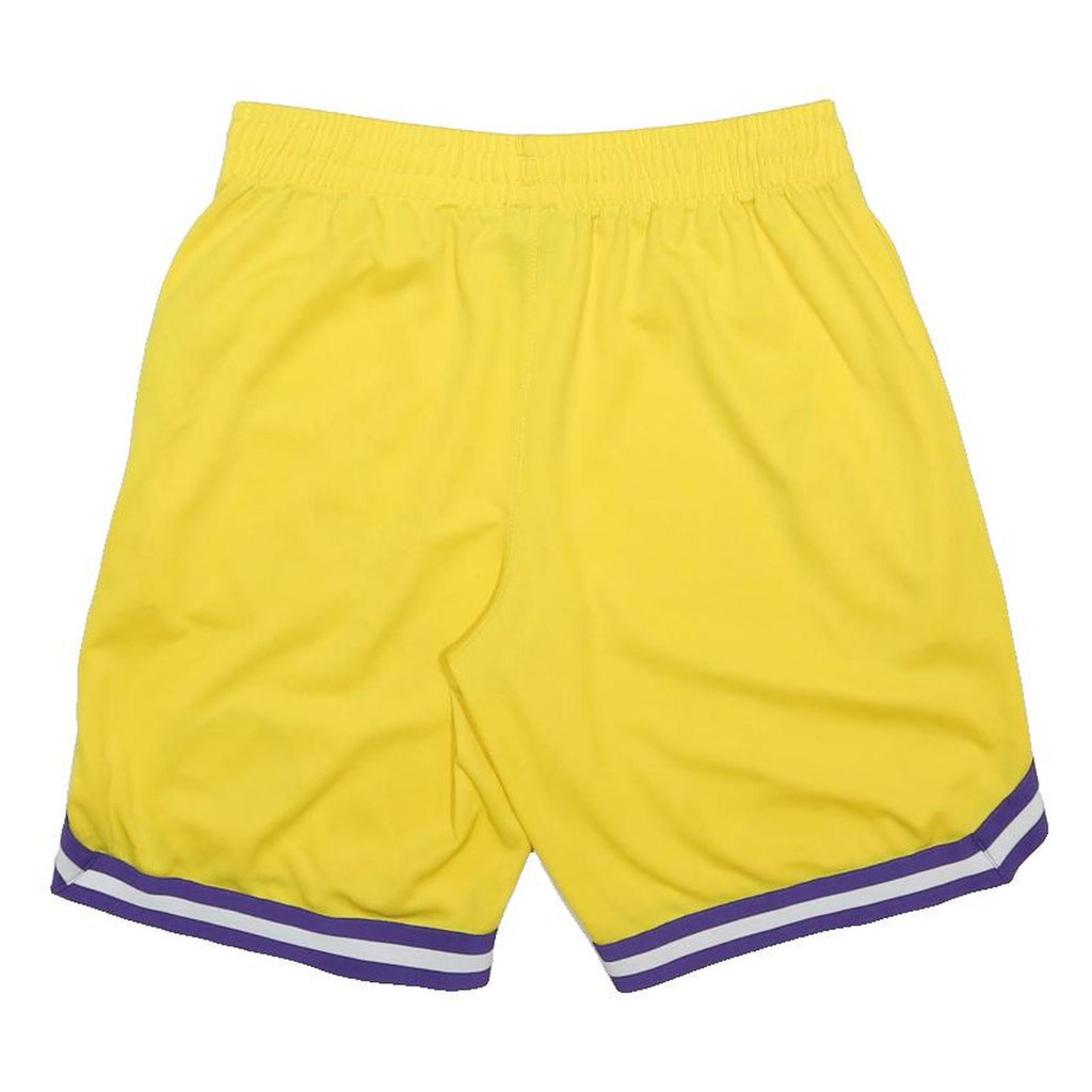 NBA Mens Shorts Yellow Los Angeles Lakers James 6 Sports L W30
