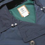 TIMBERLAND Womens Navy Blue Classic Trench Jacket M Polyester Blend Button