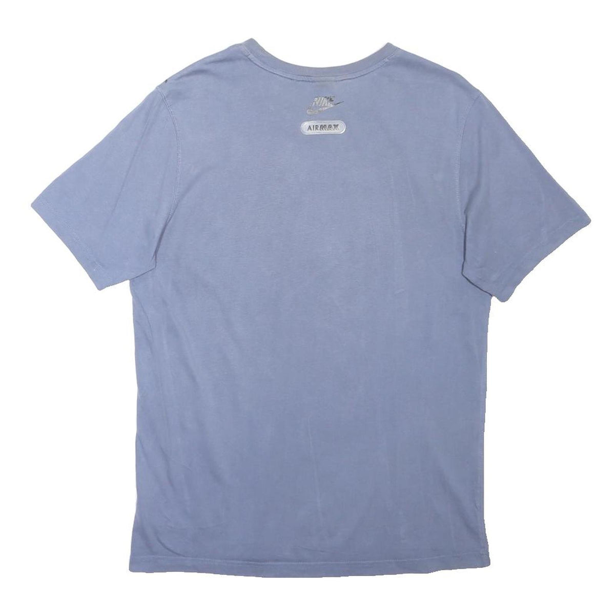 NIKE AIR MAX Mens Blue Graphic T-Shirt L Short Sleeve Crew Neck Casual