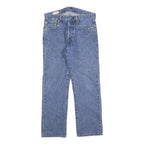 LEVI'S 501 Mens Jeans Blue Regular Straight Denim Light W30 L26 Classic Button
