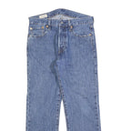 LEVI'S 501 Mens Jeans Blue Regular Straight Denim Light W30 L26 Classic Button