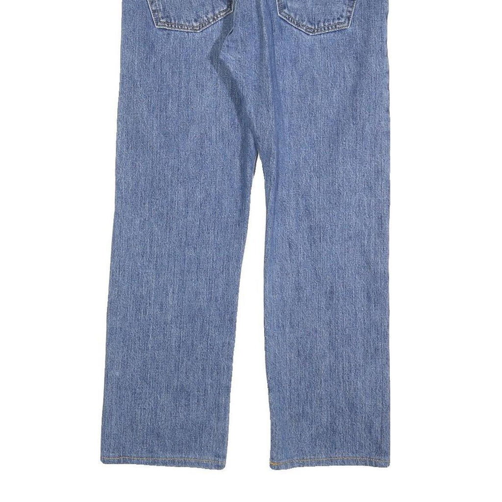 LEVI'S 501 Mens Jeans Blue Regular Straight Denim Light W30 L26 Classic Button