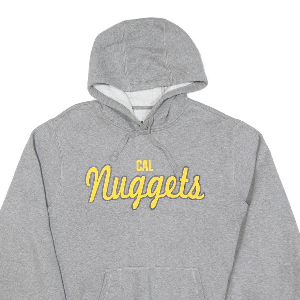 Mens Grey Cotton Cal Nuggets Hoodie Hooded Sweatshirt M Casual Comfortable