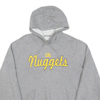 Mens Grey Cotton Cal Nuggets Hoodie Hooded Sweatshirt M Casual Comfortable