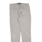 LEVI'S Womens Regular Fit Grey Denim Jeans W29 L32 Classic Cotton Blend Zip