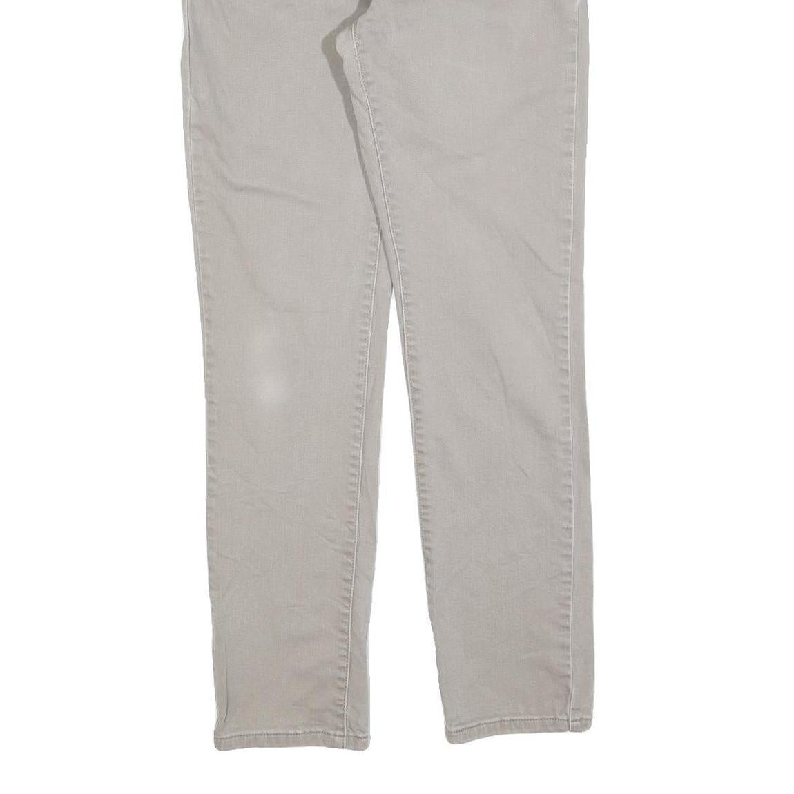 LEVI'S Womens Regular Fit Grey Denim Jeans W29 L32 Classic Cotton Blend Zip