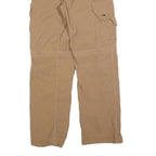 BELTUS Womens Polyester Blend Beige Regular Cargo Trousers W26 L28 Workwear