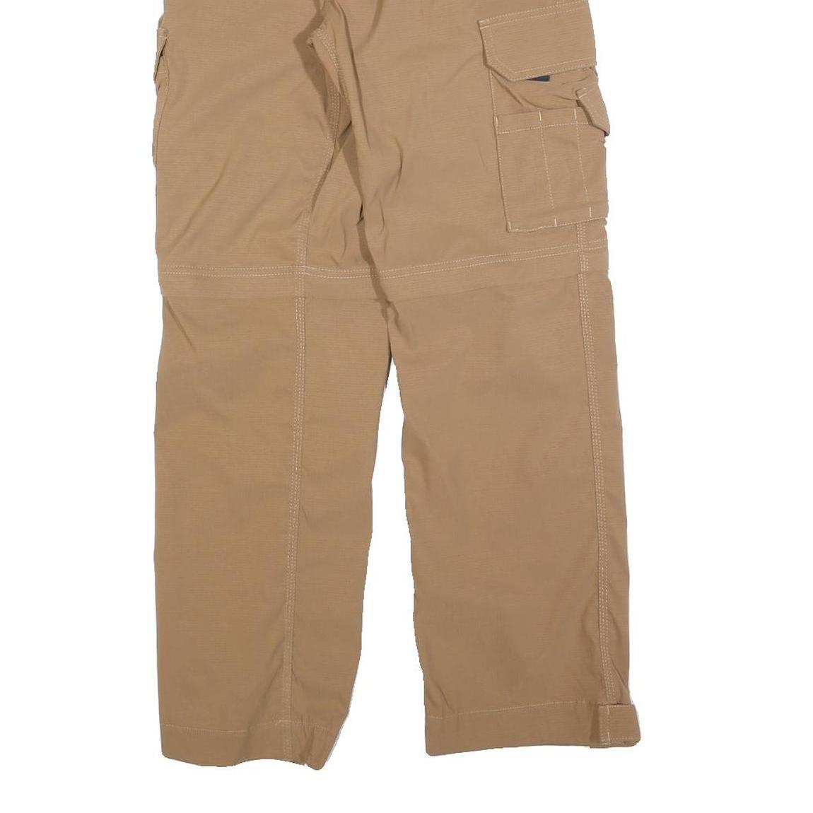 BELTUS Womens Polyester Blend Beige Regular Cargo Trousers W26 L28 Workwear