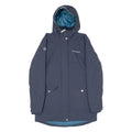 KANGAROOS Womens Parka Coat Blue Hooded UK 14