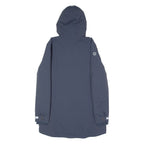 KANGAROOS Womens Parka Coat Blue Hooded UK 14