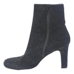 CHRISTIAN LOUBOUTIN Womens Black Suede Ankle Boots UK 4 Elegant Stylish Comfort