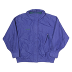 COLUMBIA Womens Purple Outdoor Jacket L Nylon Plain Zip Seasonal Layer