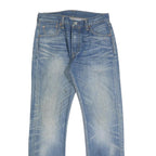 LEVI'S 501 Mens Jeans Blue Regular Straight Denim Medium W30 L32 Classic Button