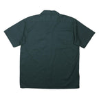 DICKIES Mens Green Workwear Shirt XL Polyester Blend Short Sleeve Button Pockets
