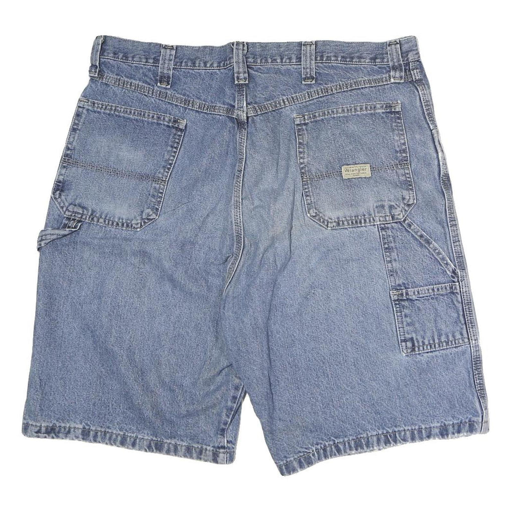 WRANGLER Mens Denim Blue Casual Shorts XL W38 Cotton Relaxed Fit