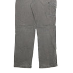 CARHARTT Mens Jeans Grey Relaxed Straight Denim Medium W34 L32 Workwear Utility