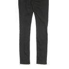 LEVI'S 721 Womens Black Regular Skinny Denim Medium W25 L30 Distressed Jeans