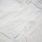 LEVI'S Mens Slim Beige Cotton Blend Trousers W36 L29 Zip Closure Casual Wear